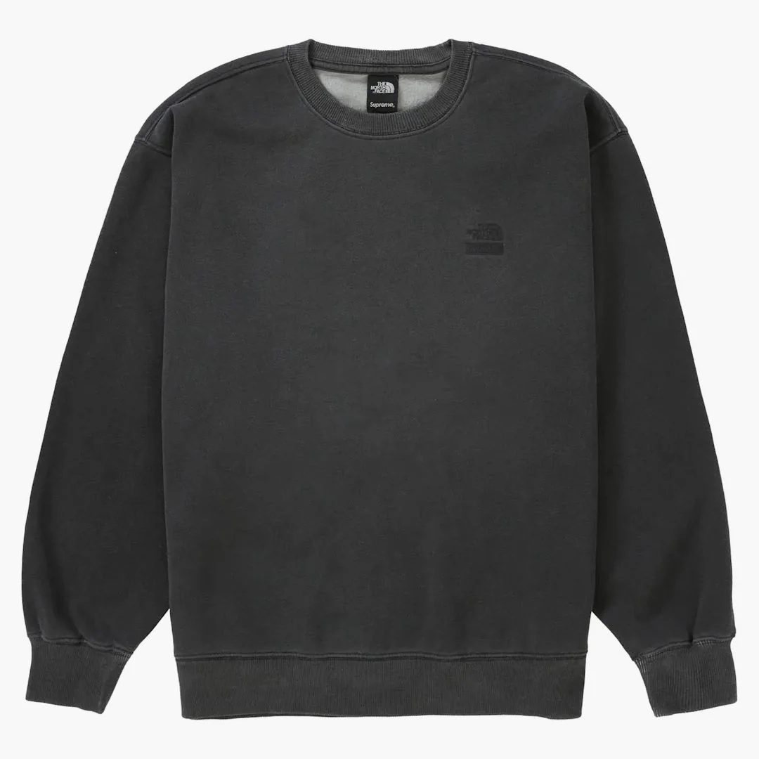Supreme The North Face Pigment Printed Crewneck Black