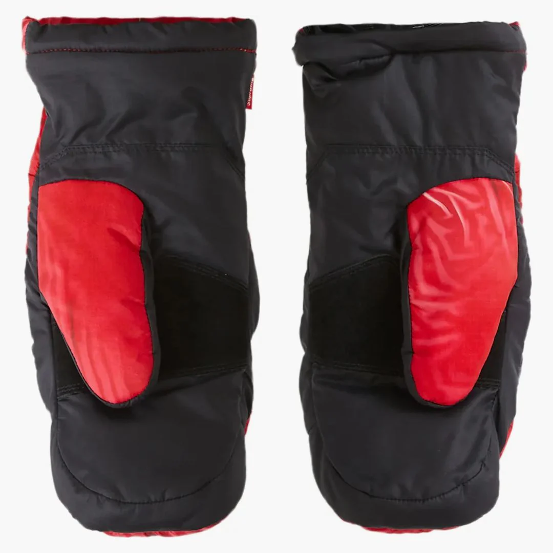 Supreme The North Face Printed Montana Trompe L'oeil Mitt Red - Image 2