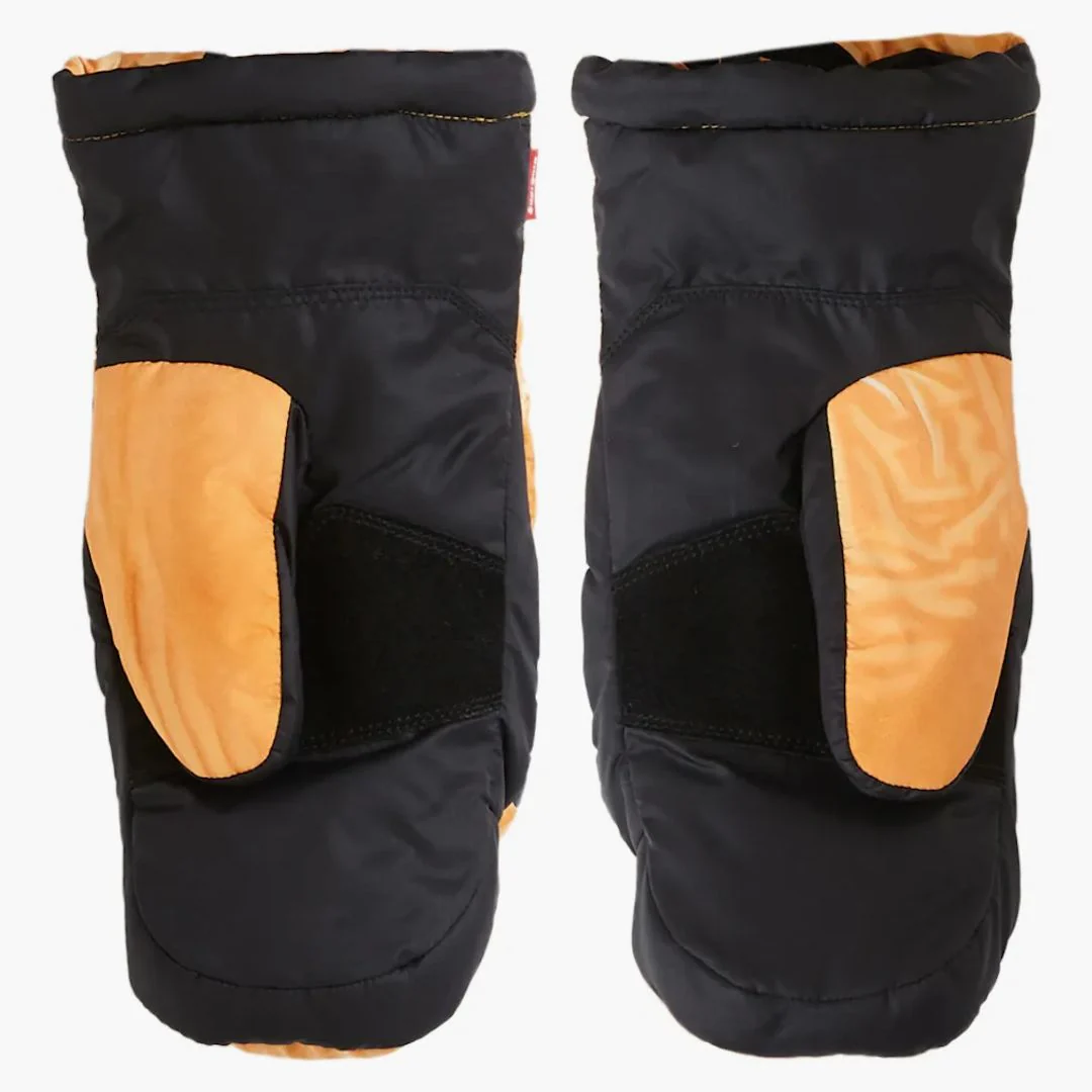 Supreme The North Face Printed Montana Trompe L'oeil Mitt Yellow - Image 3
