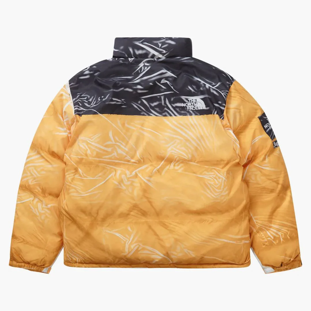 Supreme The North Face Printed Nuptse Trompe L'oeil Jacket Yellow - Image 2
