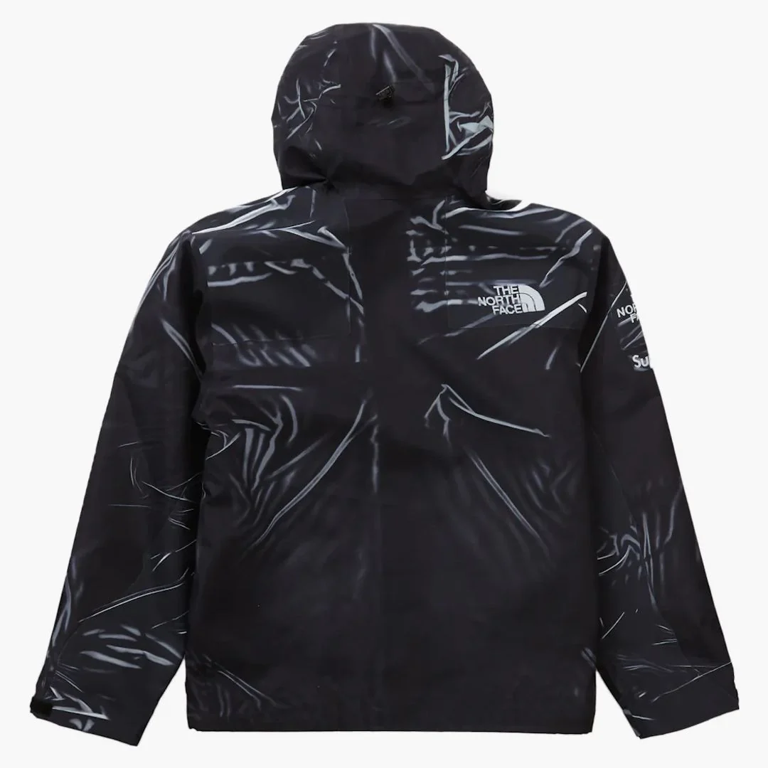 Supreme The North Face Printed Taped Seam Shell Trompe L'oeil Jacket Black - Image 2