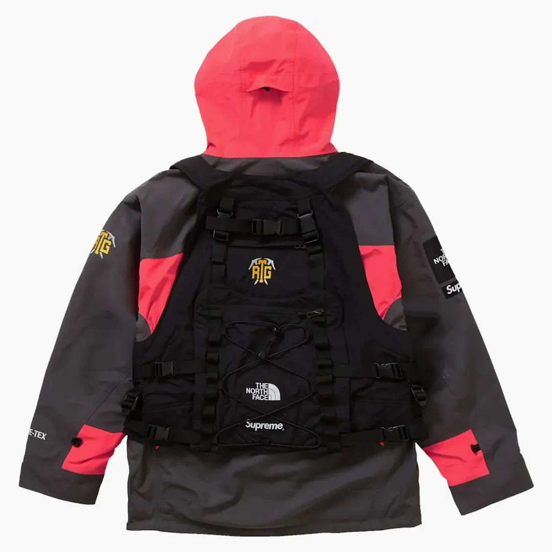 Supreme The North Face Rtg Jacket + Vest Bright Red - Image 4