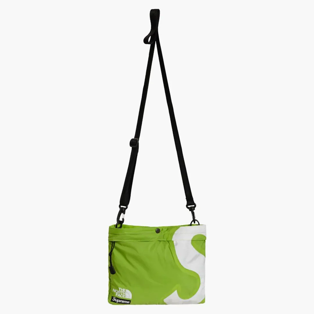 Supreme The North Face S Logo Shoulder Bag Lime