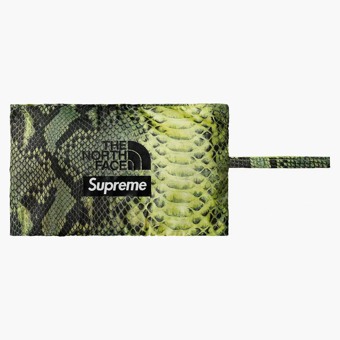 Supreme The North Face Snakeskin Packable Reversible Crusher Green - Image 3