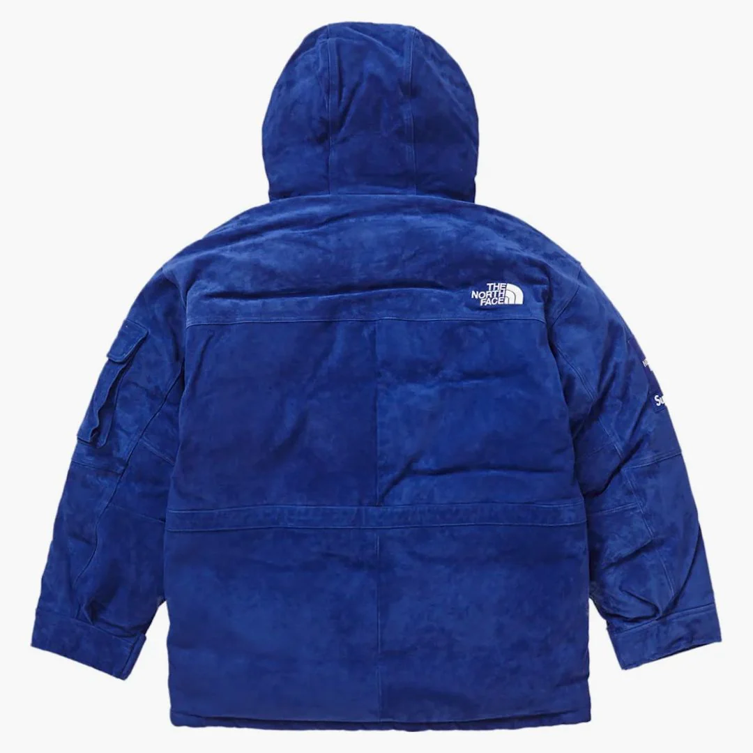 Supreme The North Face Suede 600-fill Down Parka Blue - Image 5