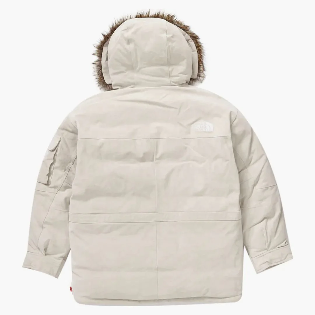 Supreme The North Face Suede 600-fill Down Parka Stone - Image 3
