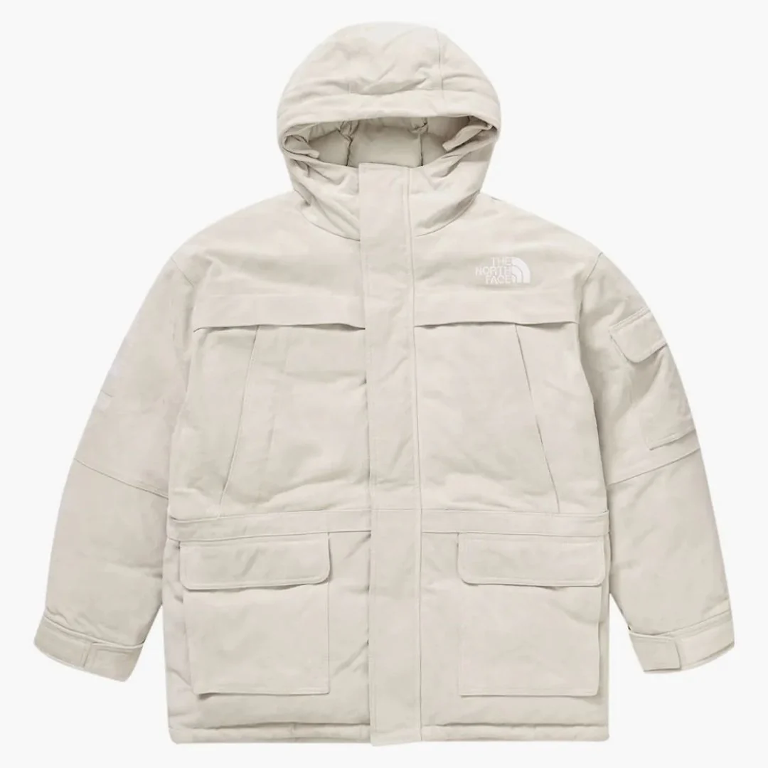 Supreme The North Face Suede 600-fill Down Parka Stone - Image 4