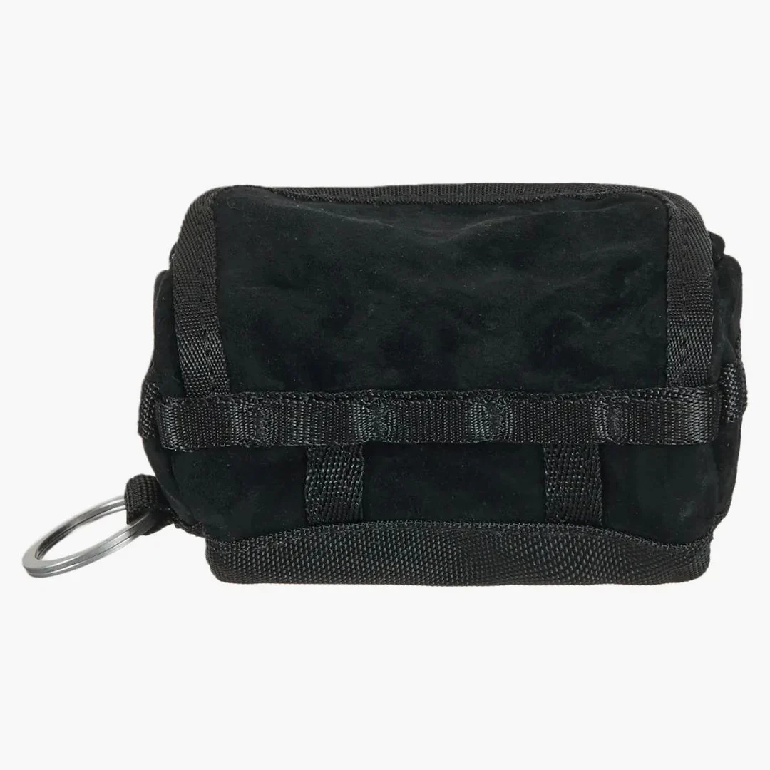 Supreme The North Face Suede Base Camp Duffle Keychain Black - Image 3