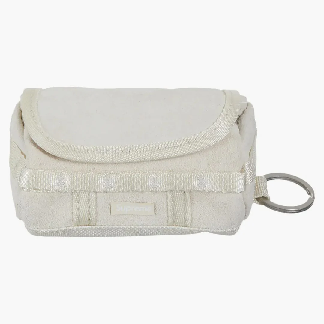 Supreme The North Face Suede Base Camp Duffle Keychain Stone