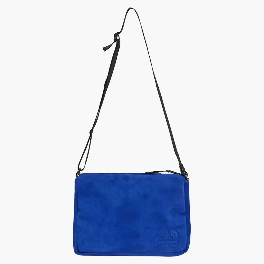 Supreme The North Face Suede Shoulder Bag Blue - Image 3