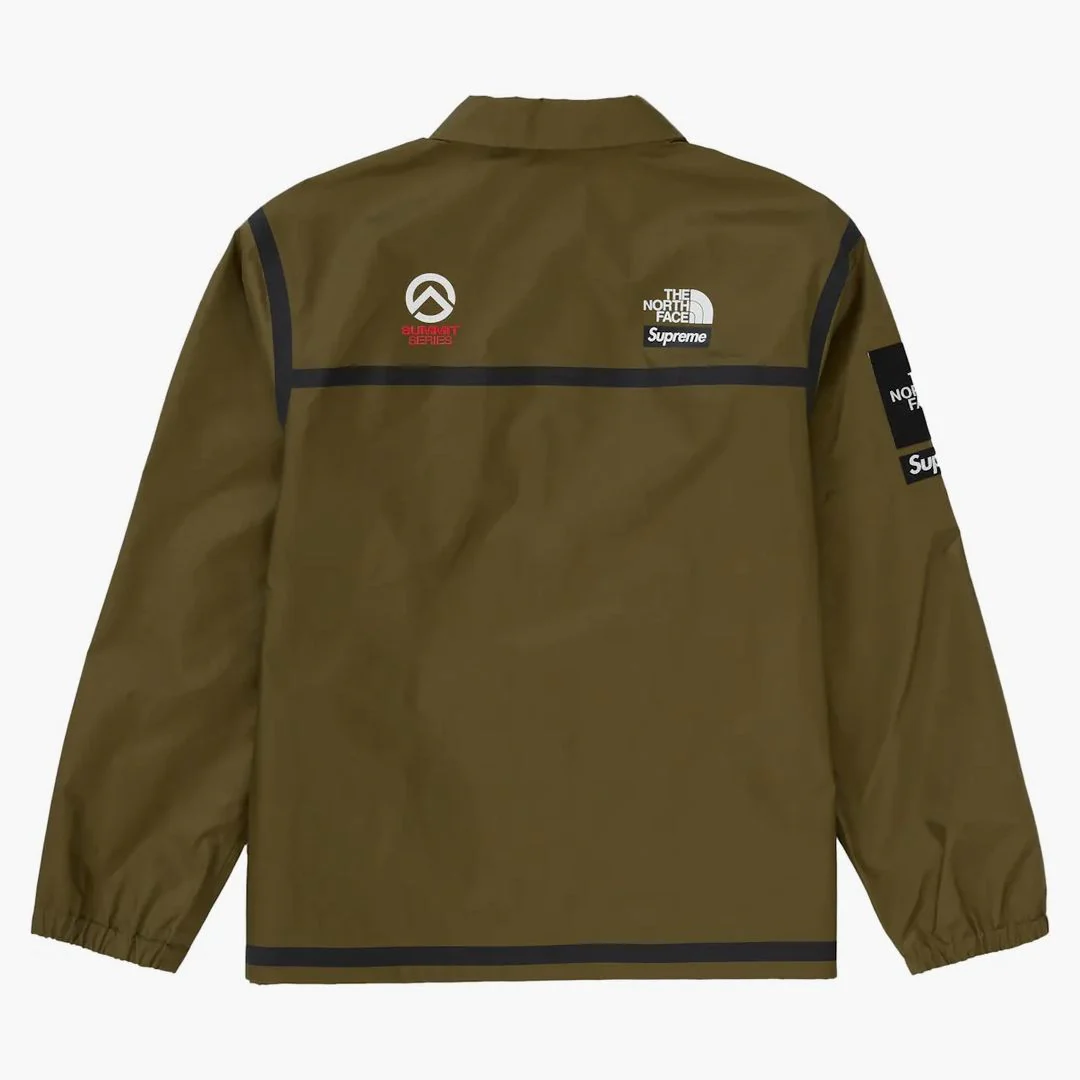 Supreme The North Face Summit Series Outer Tape Seam Coaches Jacket Olive - Image 2