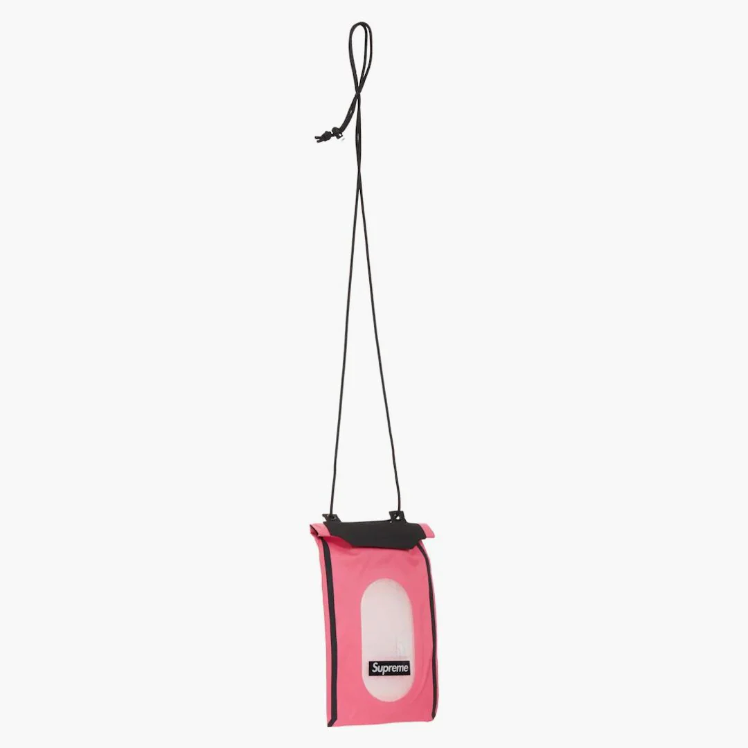 Supreme The North Face Summit Series Outer Tape Seam Neck Pouch Pink - Image 2