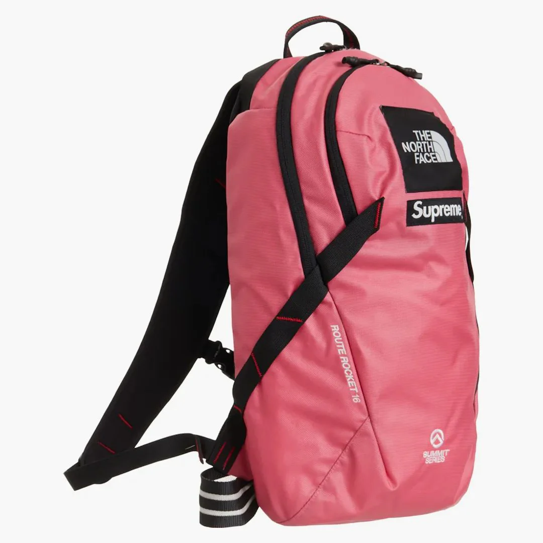 Supreme The North Face Summit Series Outer Tape Seam Route Rocket Backpack Pink - Image 2