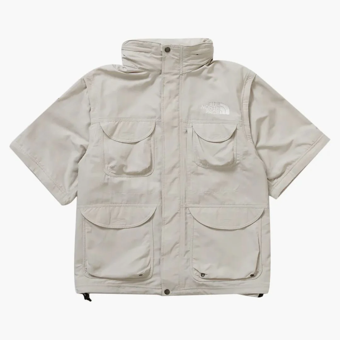 Supreme The North Face Trekking Convertible Jacket White - Image 3