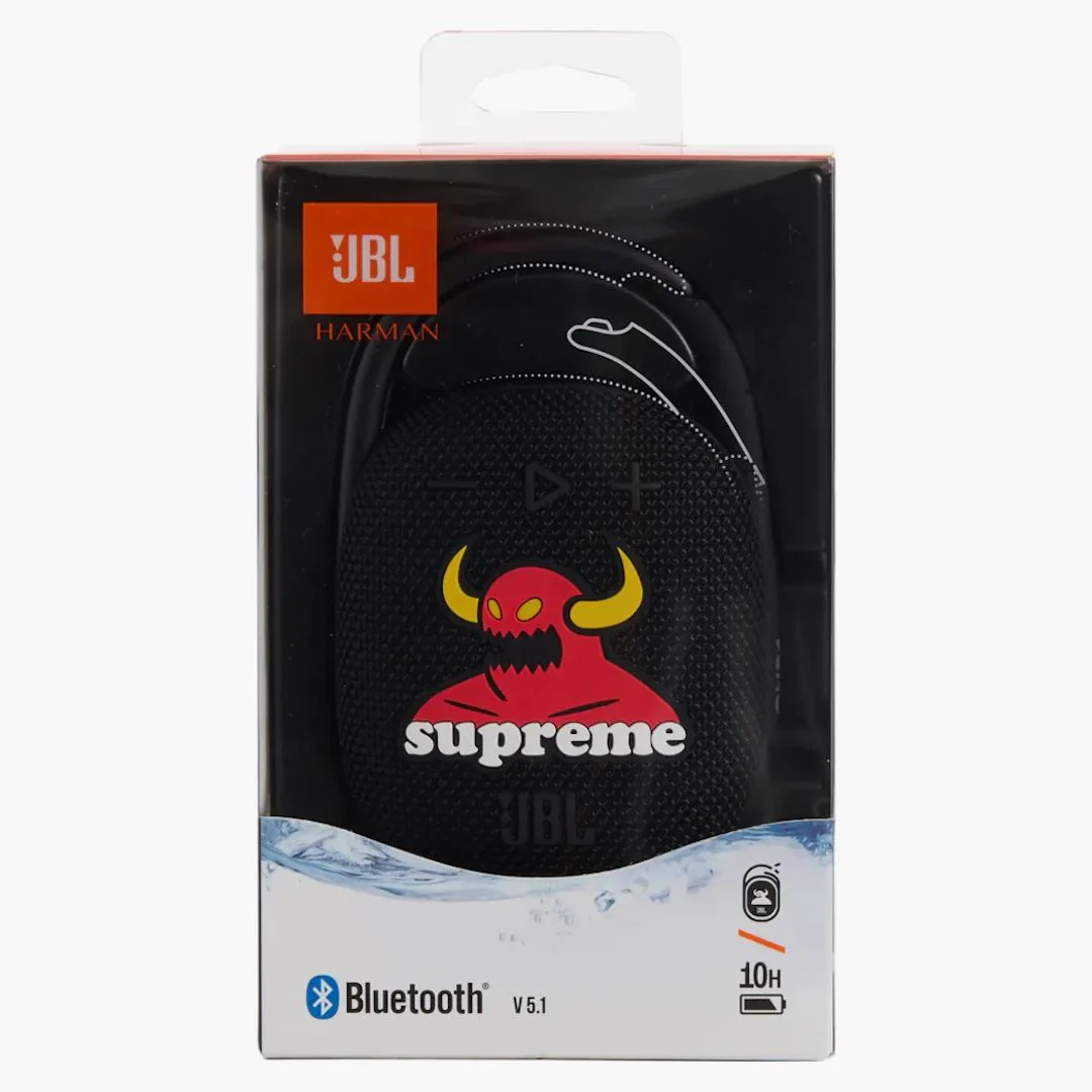 Supreme Toy Machine Jbl Clip Black