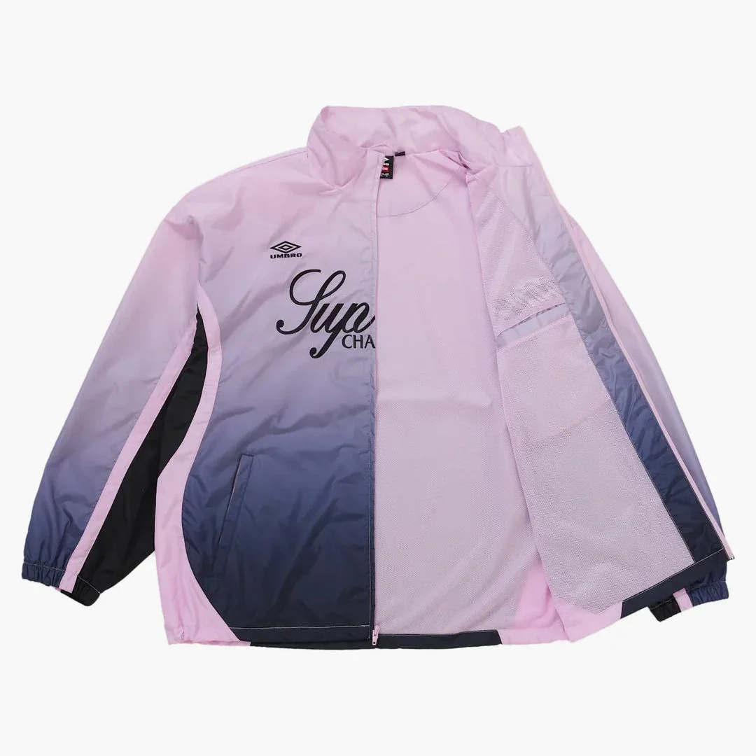 Supreme Umbro Gradient Track Jacket Pink - Image 2