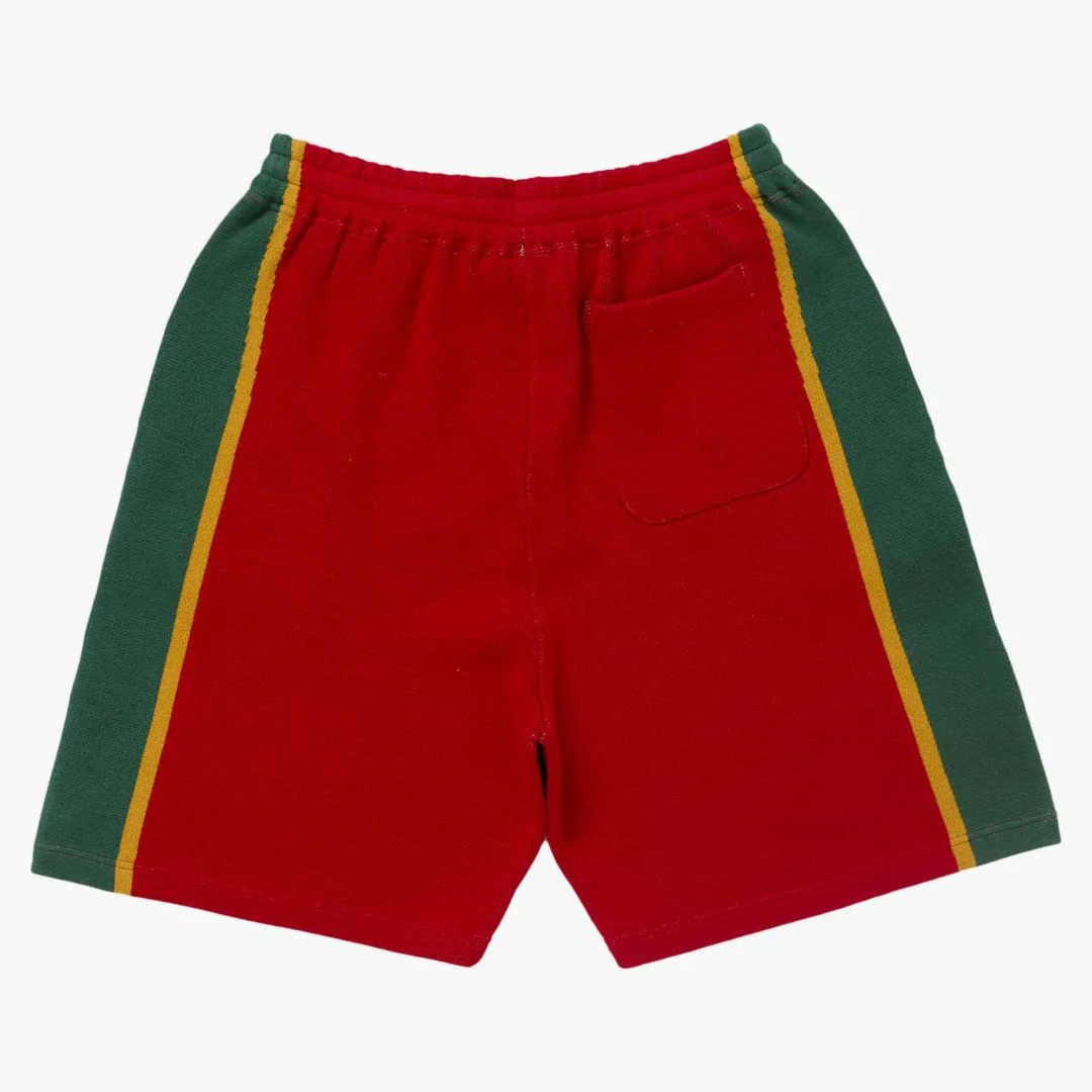 Supreme Umbro Knit Soccer Short Red - Image 2