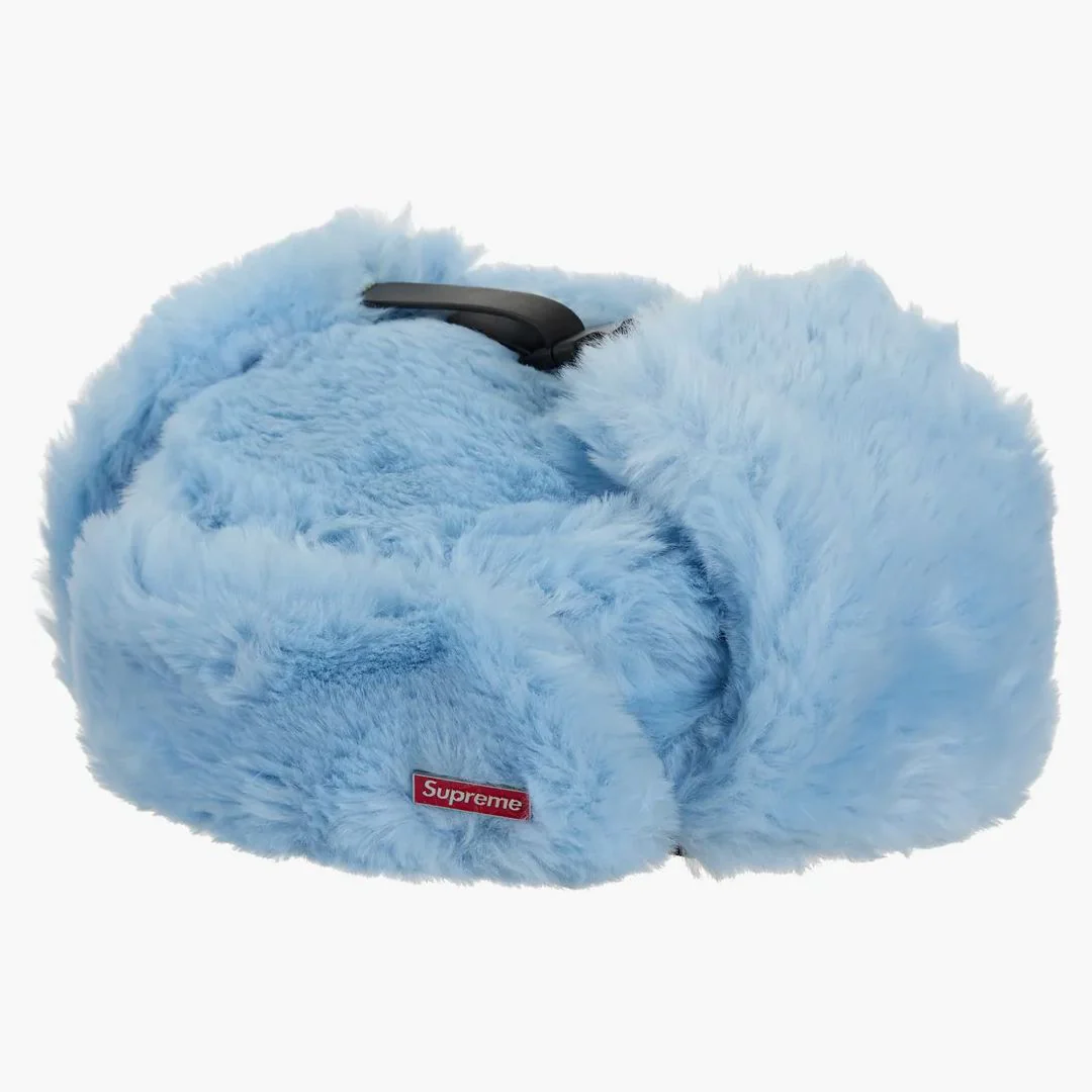 Supreme Ushanka Hat (fw25) Light Blue - Image 2