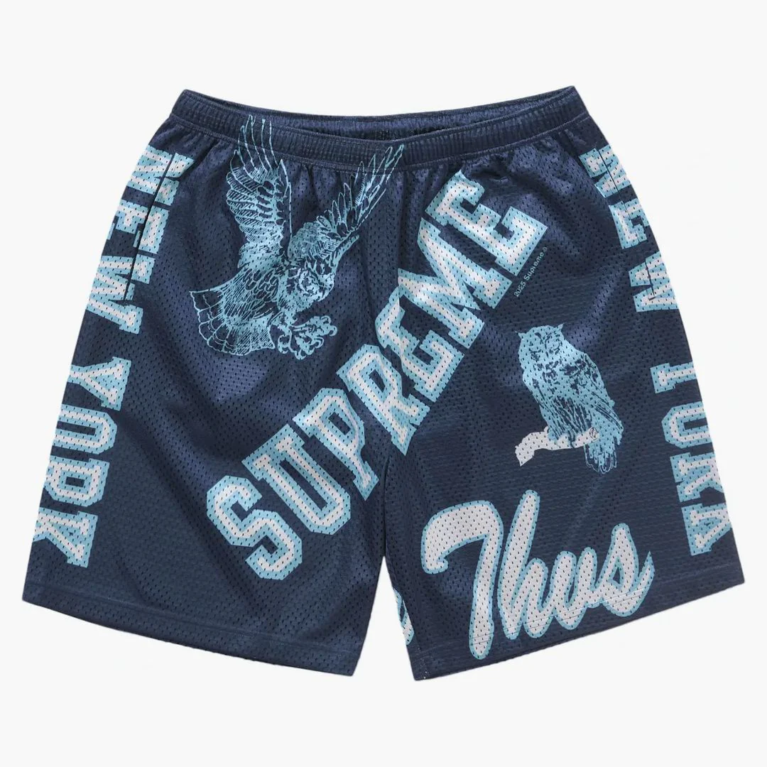 Supreme Varsity Mesh Short Navy - Image 2