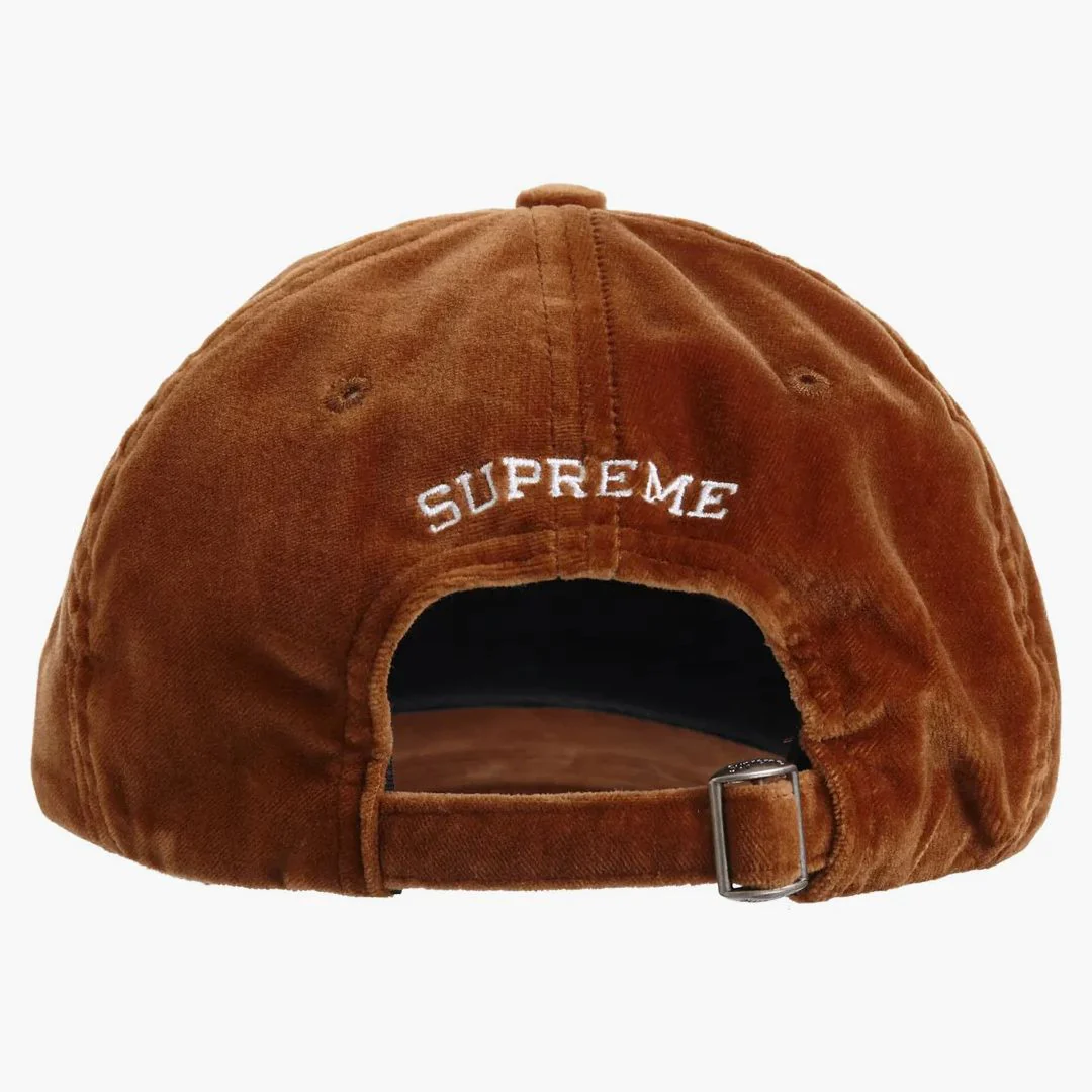 Supreme Velvet S Logo 6-panel Tan - Image 2