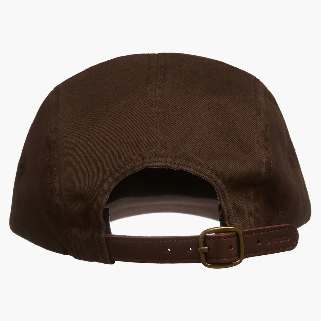 Supreme Washed Chino Twill Camp Cap (fw21) Brown - Image 2