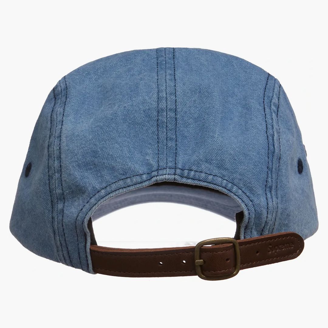 Supreme Washed Chino Twill Camp Cap (fw21) Denim - Image 2