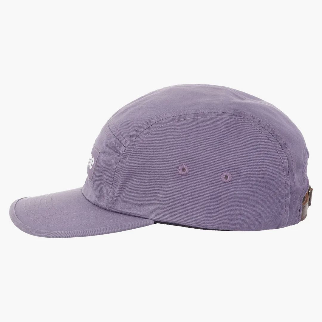 Supreme Washed Chino Twill Camp Cap (fw23) Dusty Purple - Image 2