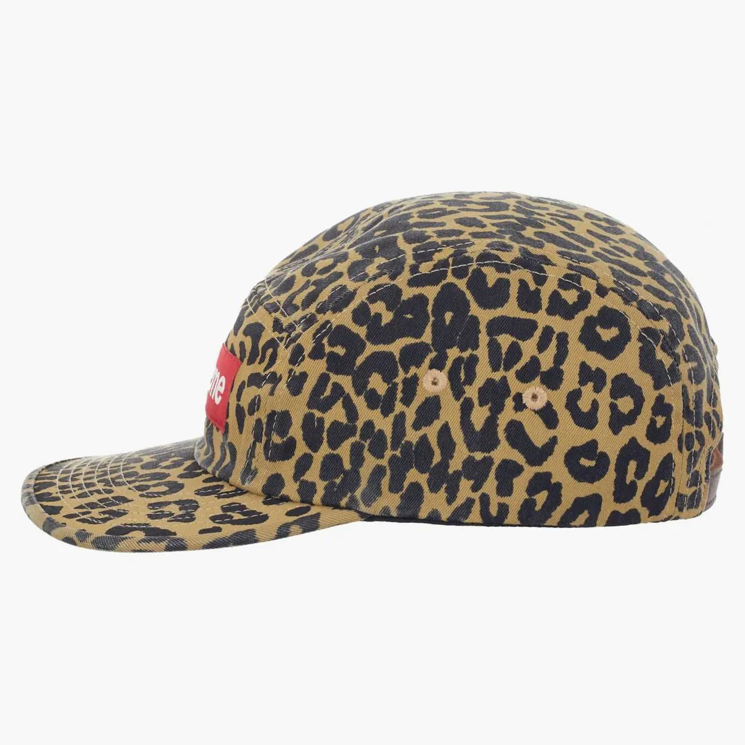 Supreme Washed Chino Twill Camp Cap (fw23) Leopard - Image 2