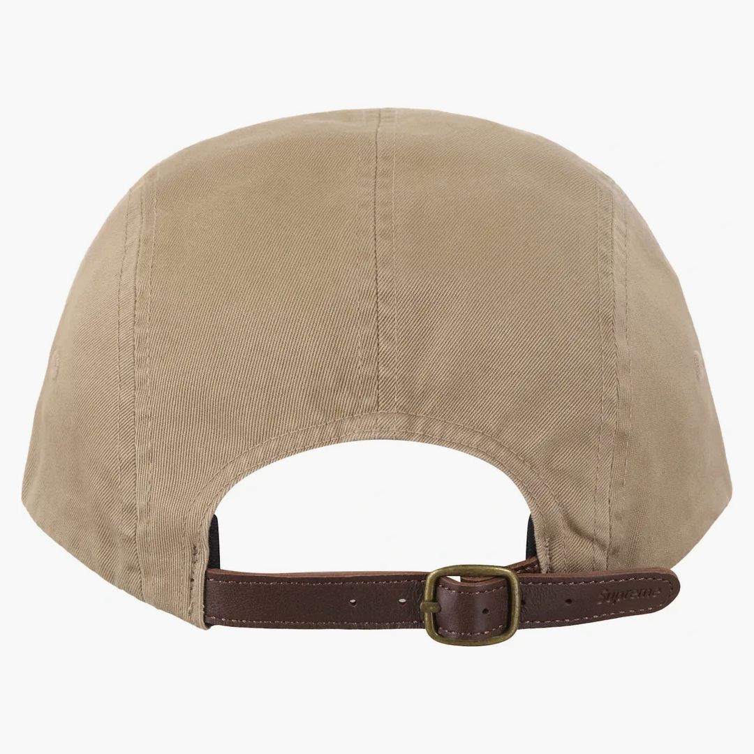 Supreme Washed Chino Twill Camp Cap (fw24) Tan - Image 2