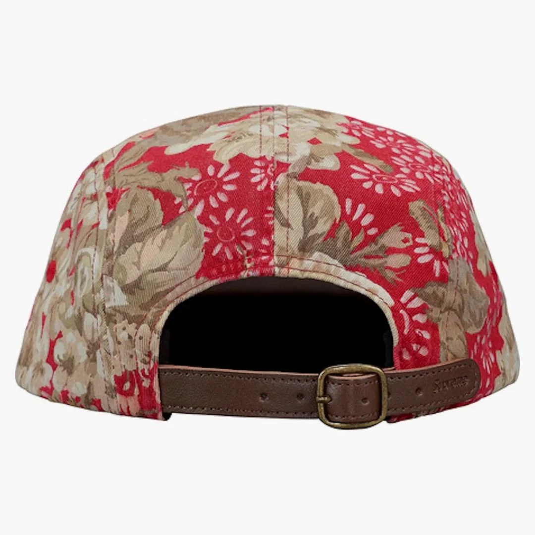 Supreme Washed Chino Twill Camp Cap (ss18) Floral - Image 2