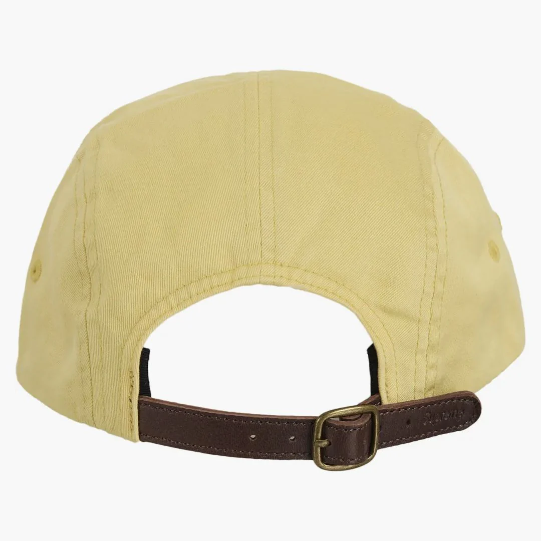 Supreme Washed Chino Twill Camp Cap (ss25) Light Yellow - Image 2