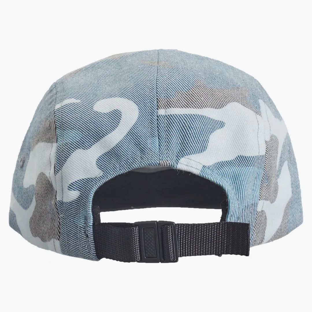 Supreme Washed Out Camo Camp Cap Blue Camo - Image 2
