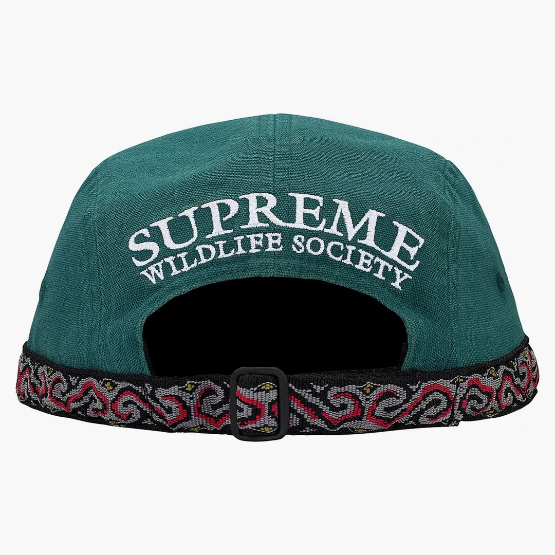 Supreme Wildlife Taping Camp Cap Dark Green - Image 2