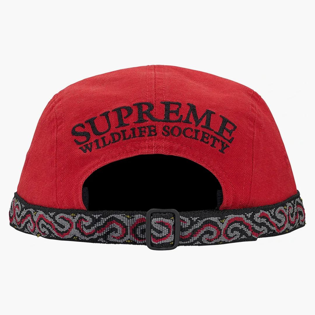 Supreme Wildlife Taping Camp Cap Red - Image 2