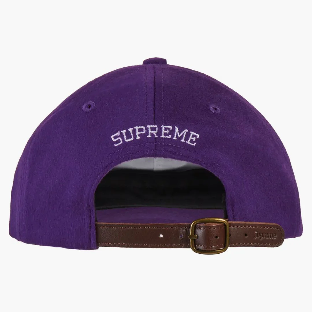 Supreme Wool S Logo 6 Panel (fw21) Purple - Image 2
