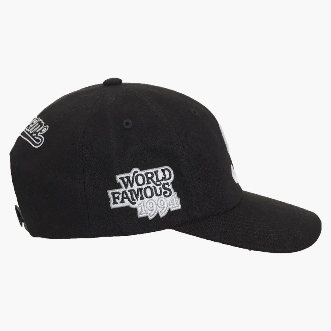 Supreme World Famous S Logo 6-panel Black - Image 3