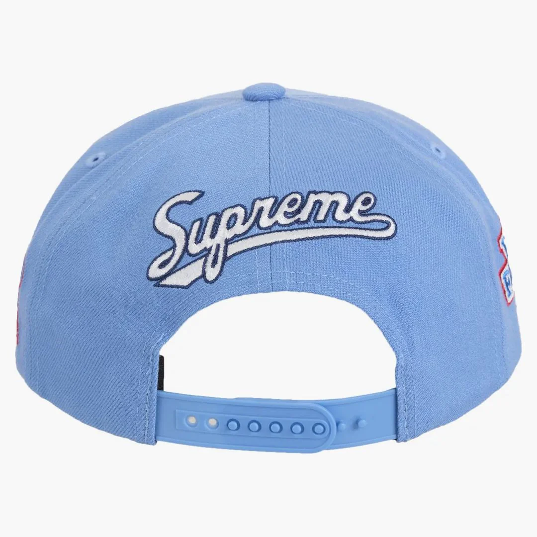 Supreme World Famous S Logo 6-panel Blue - Image 2
