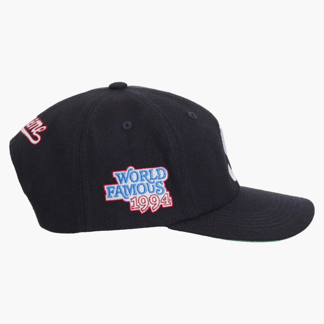 Supreme World Famous S Logo 6-panel Navy - Image 2