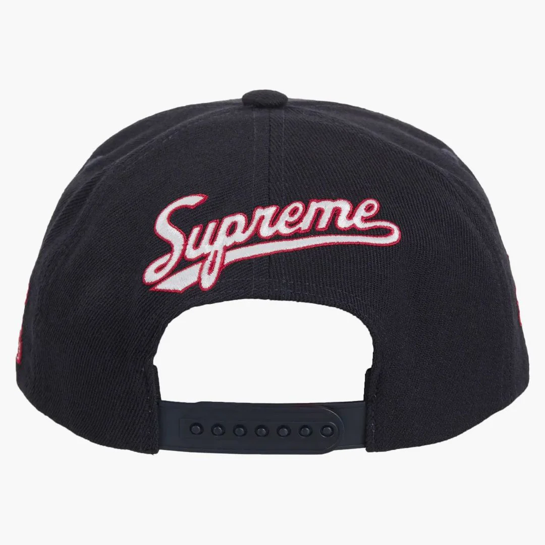 Supreme World Famous S Logo 6-panel Navy - Image 3