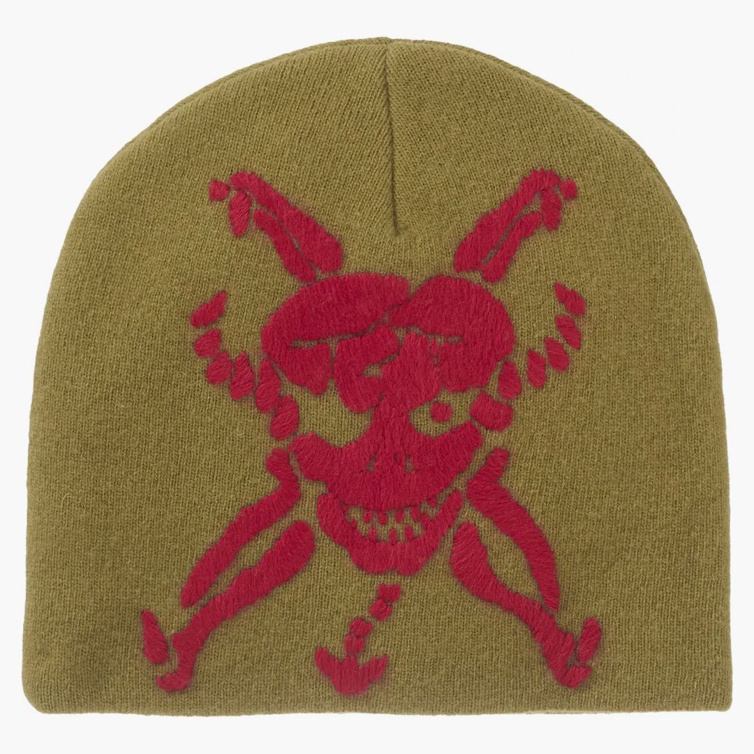 Supreme Y's By Yohji Yamamoto Skull Beanie Gold