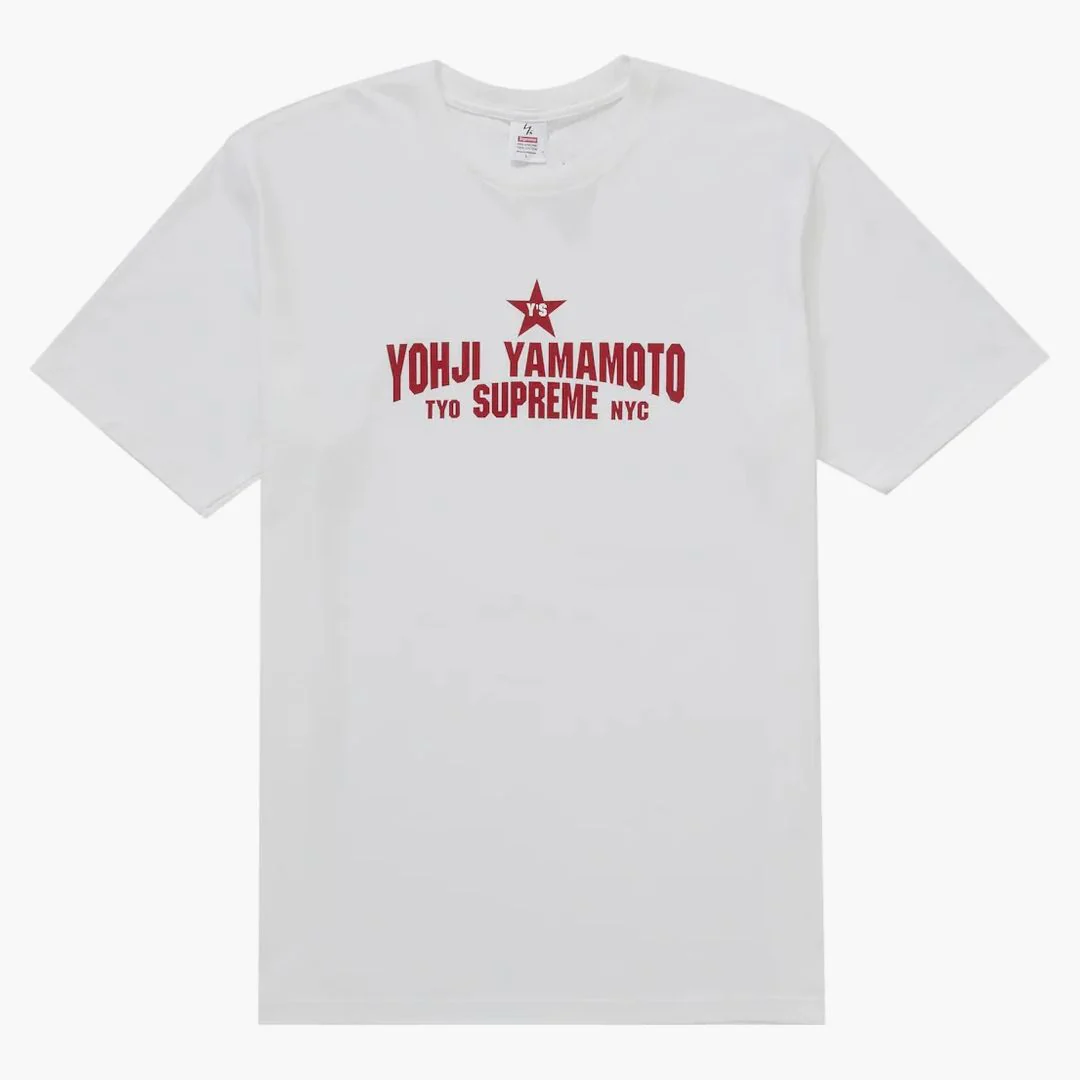 Supreme Y's By Yohji Yamamoto Star Tee White