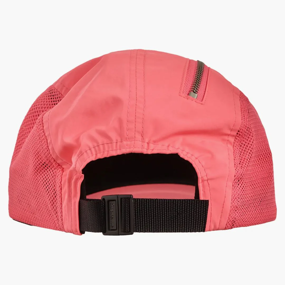 Supreme Zip Mesh Camp Cap (fw20) Bright Pink - Image 2