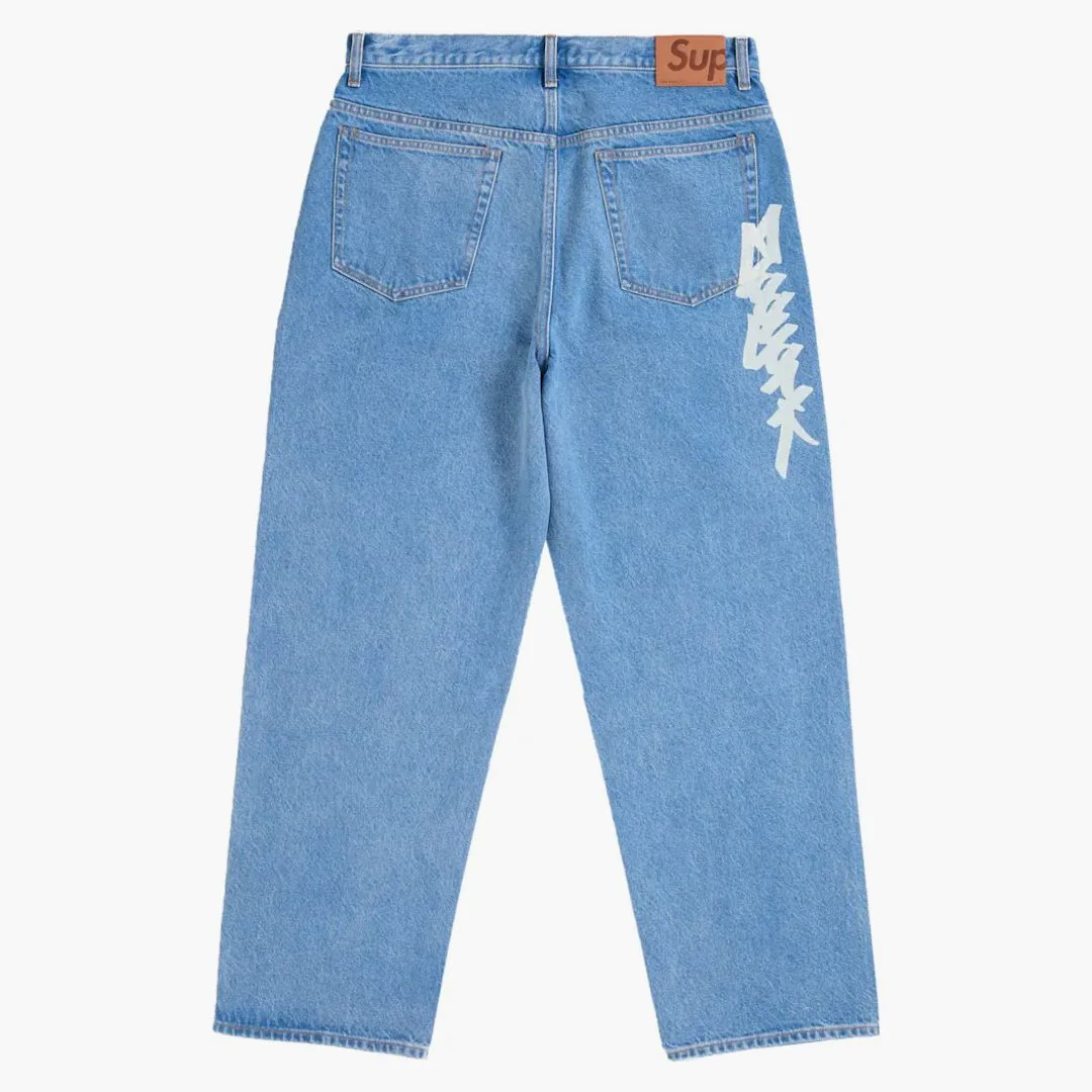 Supreme Zoo York Baggy Jean Blue Denim - Image 2