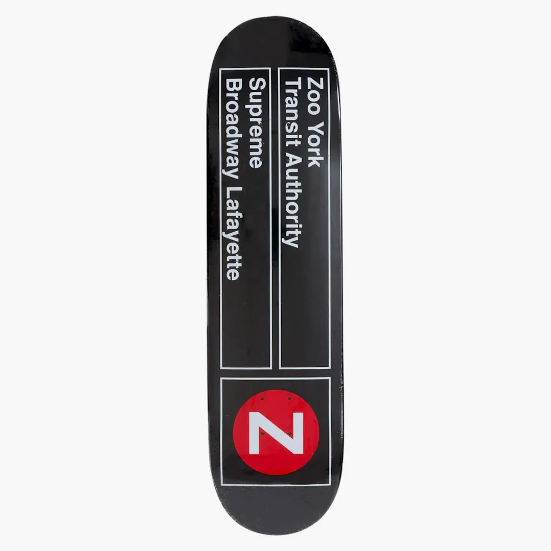 Supreme Zoo York Skateboard Deck Black