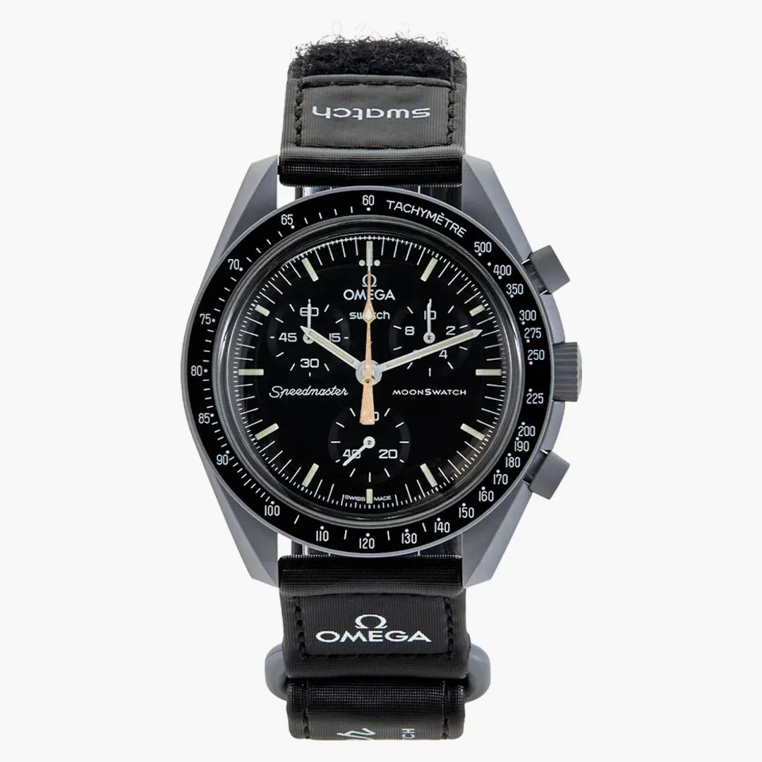 Swatch X Omega Bioceramic Moonswatch Mission To Moonshine Snowflake Pattern So33m102-112