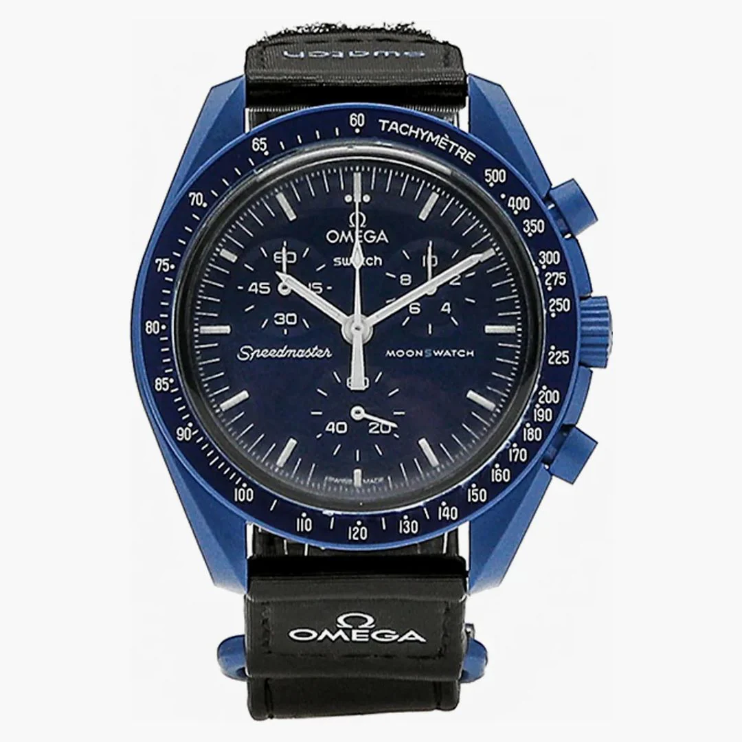 Swatch X Omega Bioceramic Moonswatch Mission To Neptune So33n100