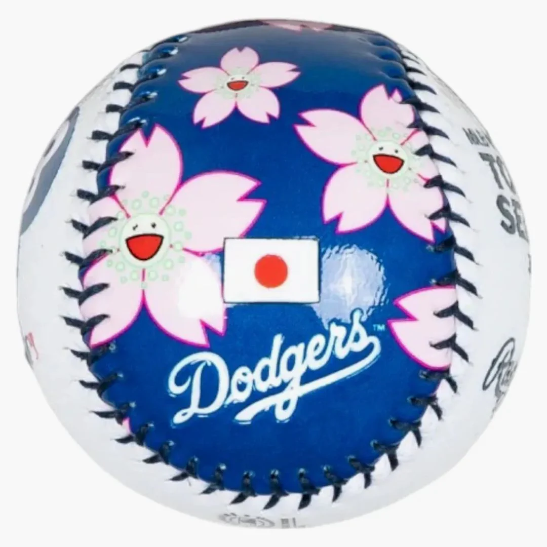 Takashi Murakami Mlb World Tour Tokyo Series 2025 Rawlings Dodgers Baseball - Image 3