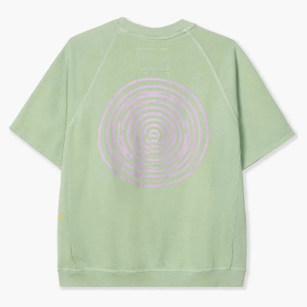 The North Face X Brain Dead Ss Climber Crewneck Sweater Green - Image 2