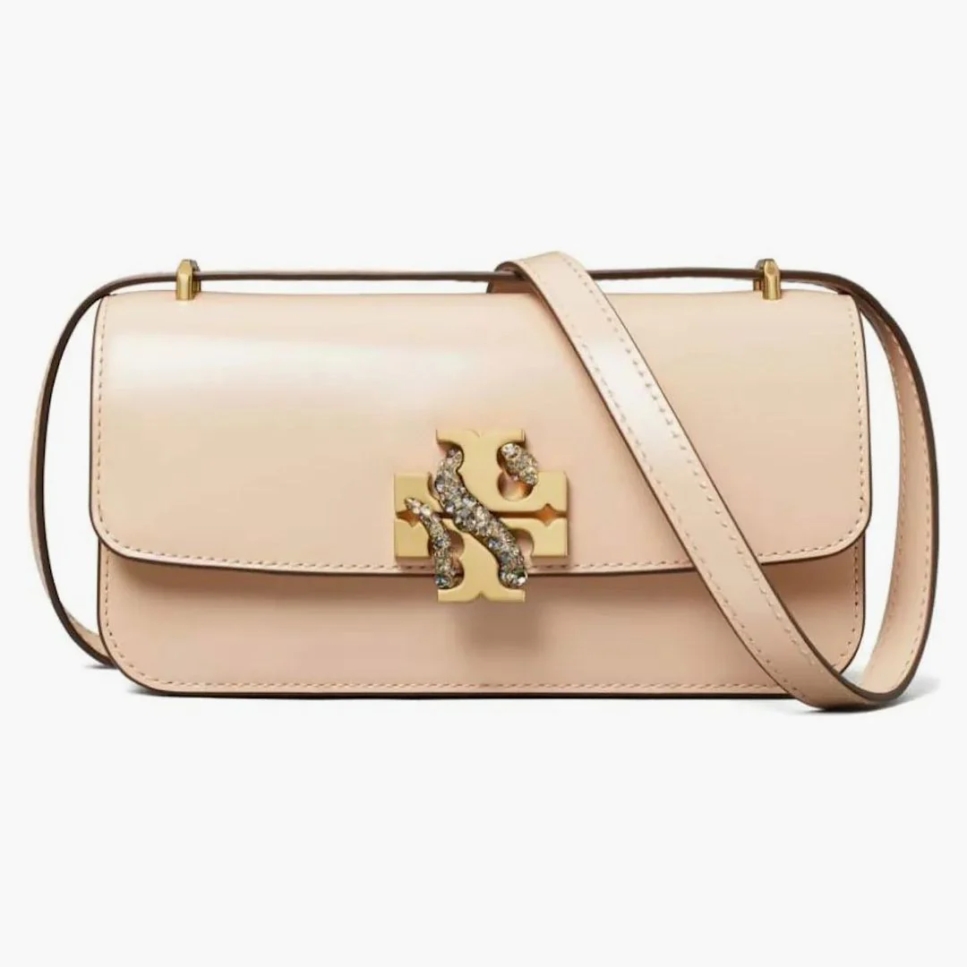Tory Burch Eleanor E/w Small Convertible Shoulder Bag Rose Pink - Image 3