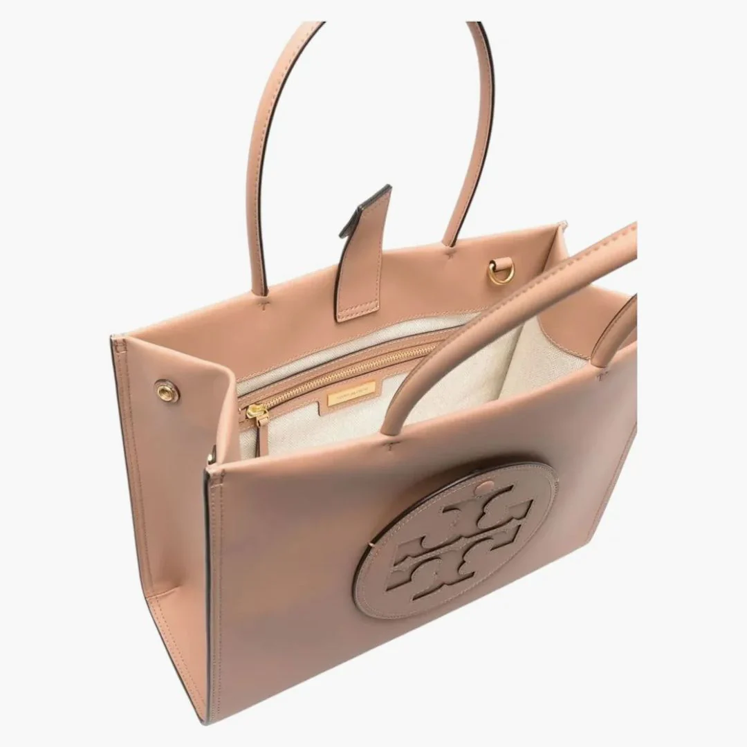 Tory Burch Ella Bio Small Tote Light Sand - Image 3